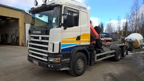 Vaihtolava-auto Scania 144 G